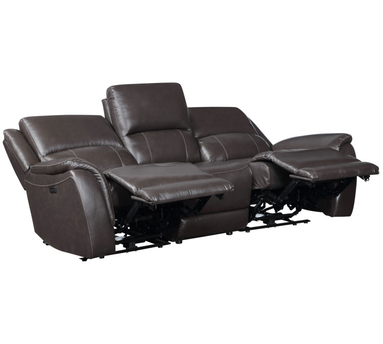 Alexandria Leather Power Reclining - Chocolate