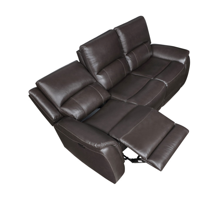 Alexandria Leather Power Reclining - Chocolate