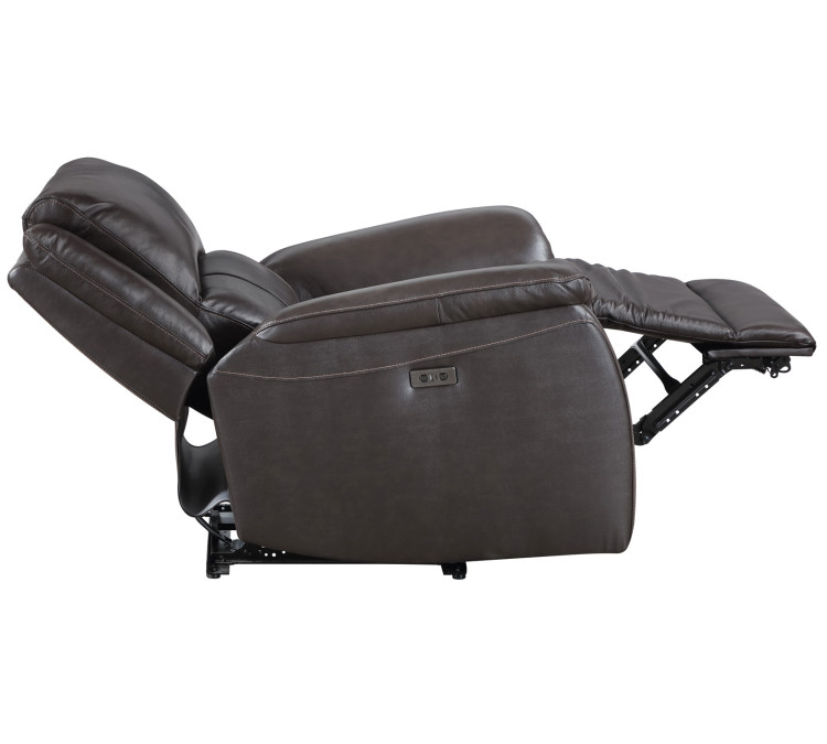 Alexandria Leather Power Reclining - Chocolate