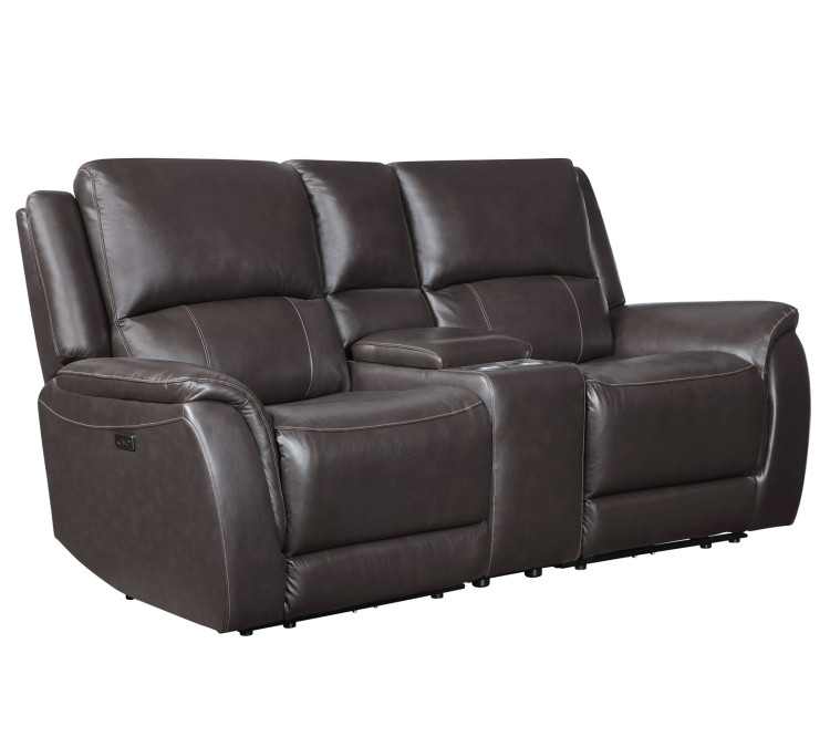 Alexandria Leather Power Reclining - Chocolate