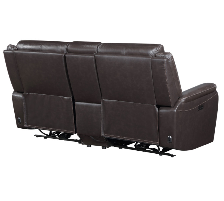 Alexandria Leather Power Reclining - Chocolate