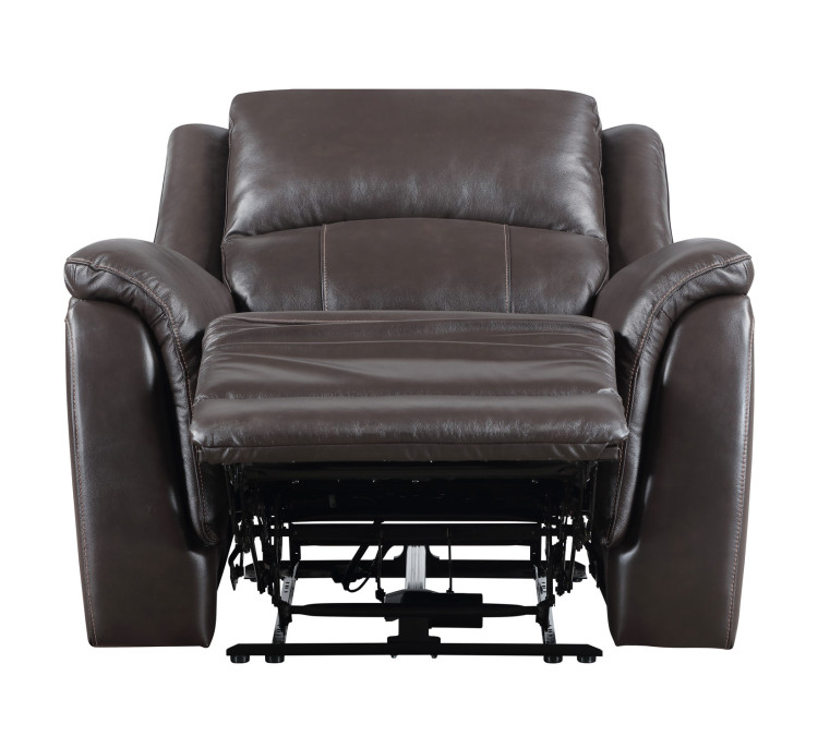 Alexandria Leather Power Reclining - Chocolate