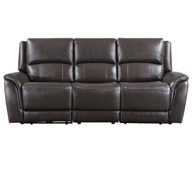Alexandria Leather Power Reclining - Chocolate