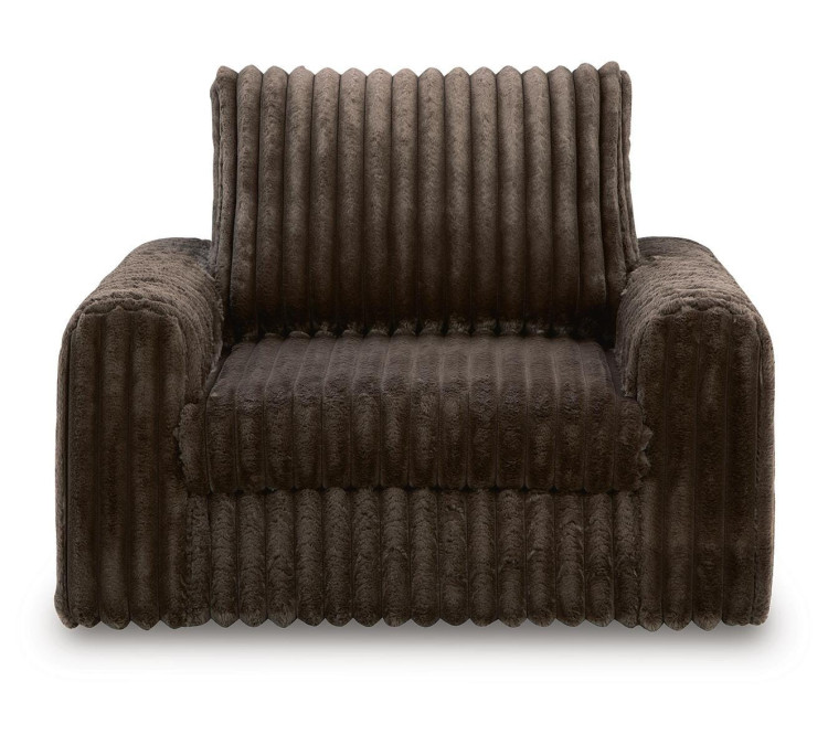 Chalmers Power Gliding Chaise - Chocolate