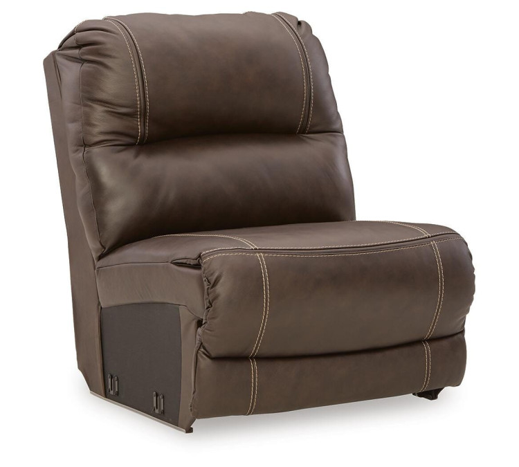 Dunleith 7-Piece Power Reclining Sectional - Chocolate