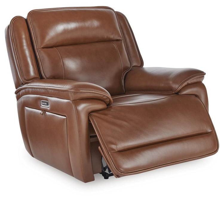 Healy Pier Power Recliner - Chocolate