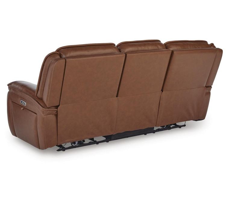 Healy Pier Power Reclining Sofa - Chocolate