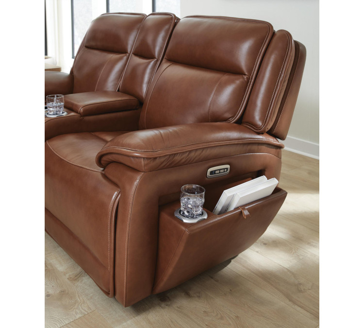 Healy Pier Sofa and Loveseat - Chocolate
