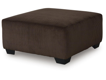 Landsings Oversized Accent Ottoman - Chocolate