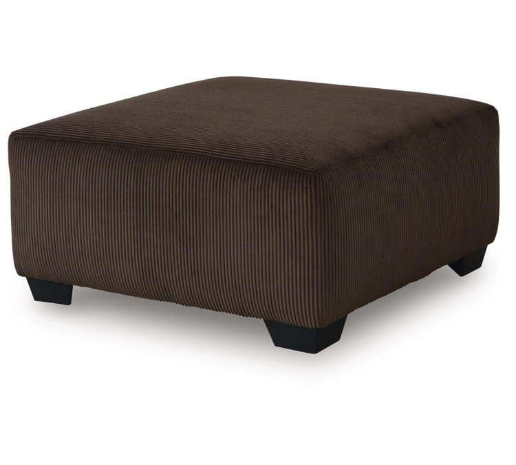 Landsings Oversized Accent Ottoman - Chocolate