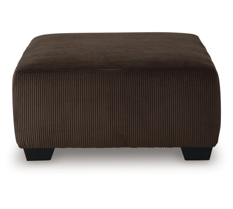 Landsings Oversized Accent Ottoman - Chocolate