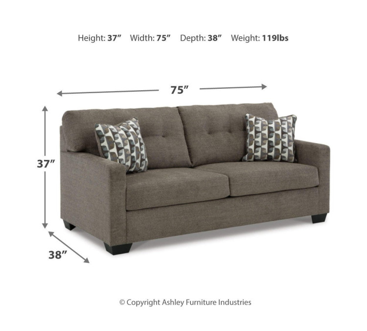 Mahoney Sofa and Loveseat - Chocolate