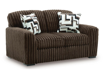 Midnight-Madness Loveseat - Chocolate
