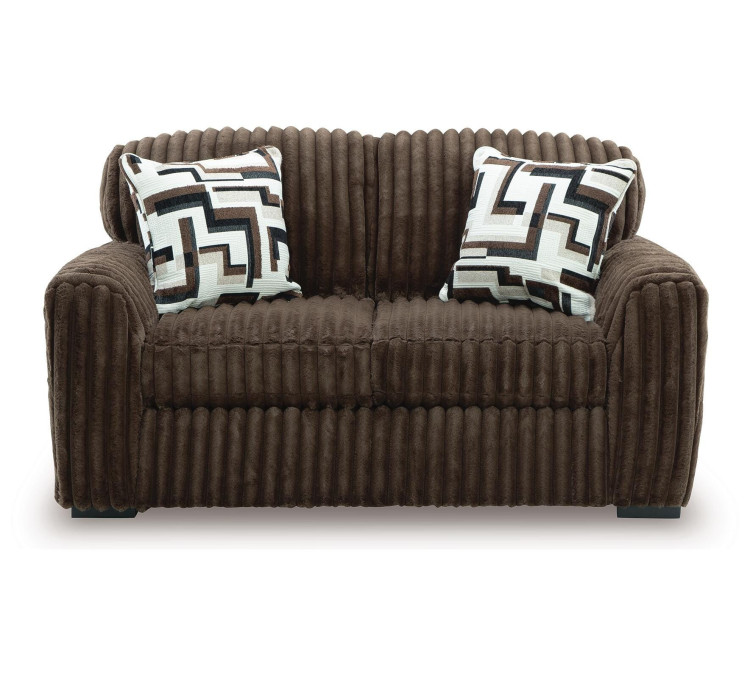 Midnight-Madness Loveseat - Chocolate