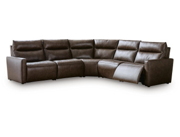 ModZ 5-Piece Power Reclining Sectional - Chocolate