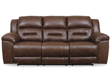 Stoneland Power Reclining Sofa - Chocolate