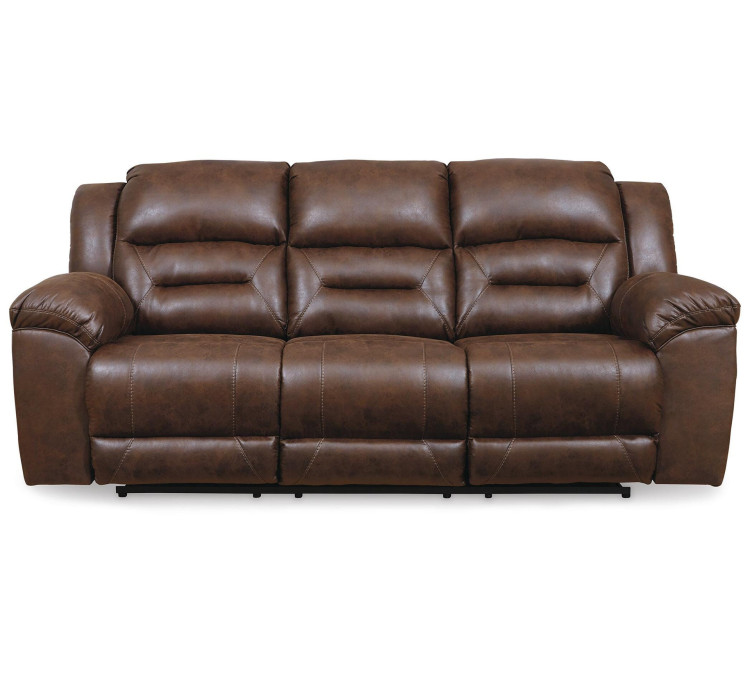 Stoneland Power Reclining Sofa - Chocolate