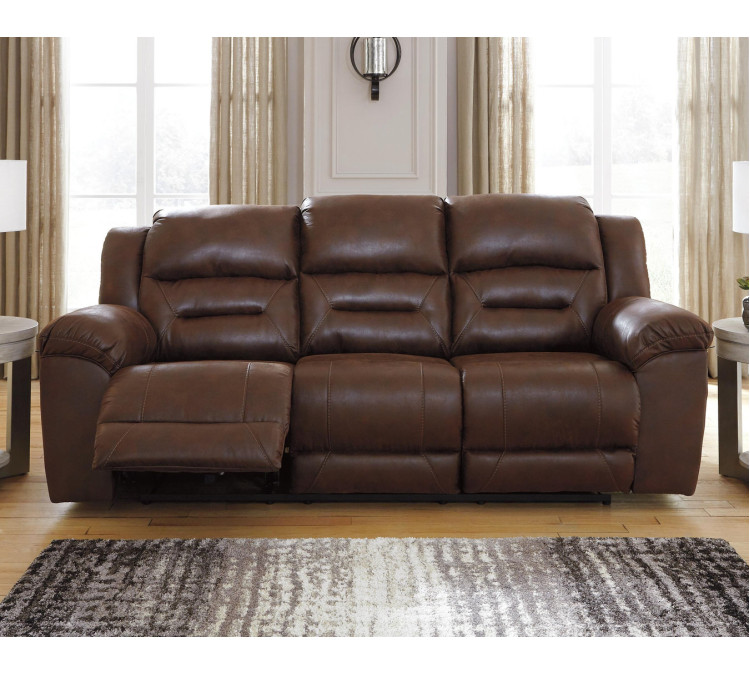 Stoneland Power Reclining Sofa - Chocolate
