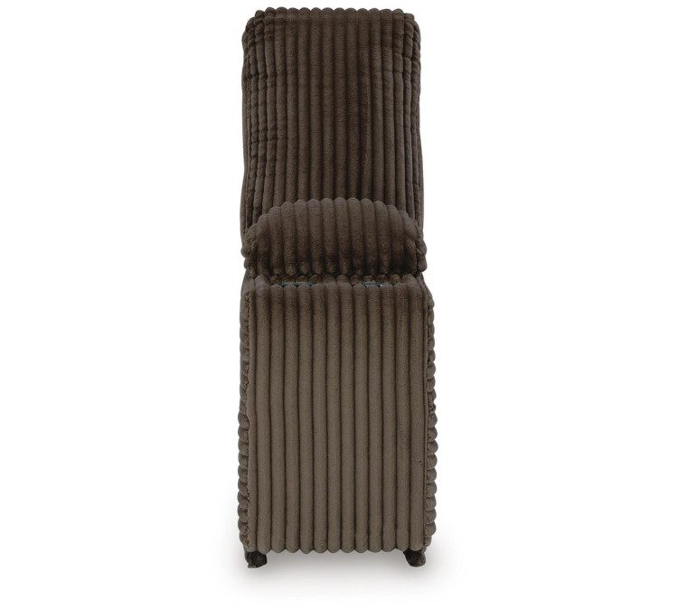 Top Tier 4-Piece Reclining Sectional with Chaise - Chocolate