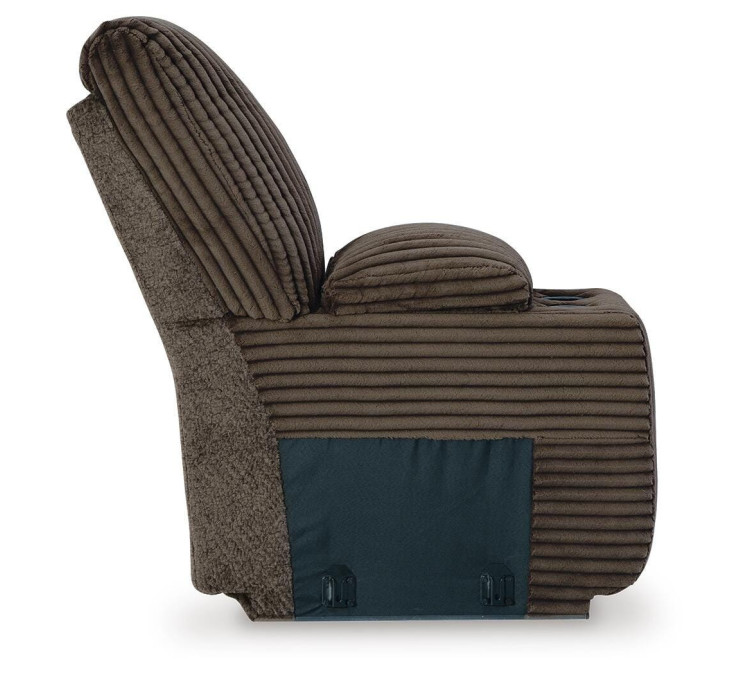 Top Tier 4-Piece Reclining Sectional with Chaise - Chocolate