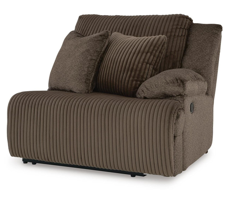 Top Tier 4-Piece Reclining Sectional with Chaise - Chocolate