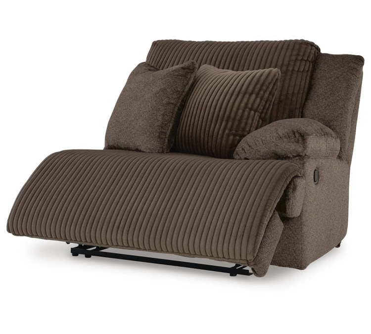 Top Tier 4-Piece Reclining Sectional with Chaise - Chocolate