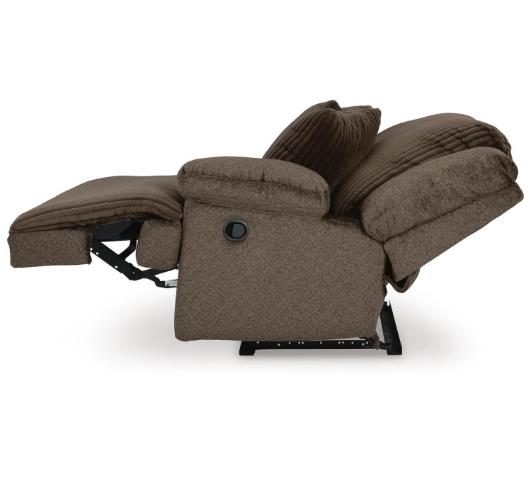 Top Tier 4-Piece Reclining Sectional with Chaise - Chocolate