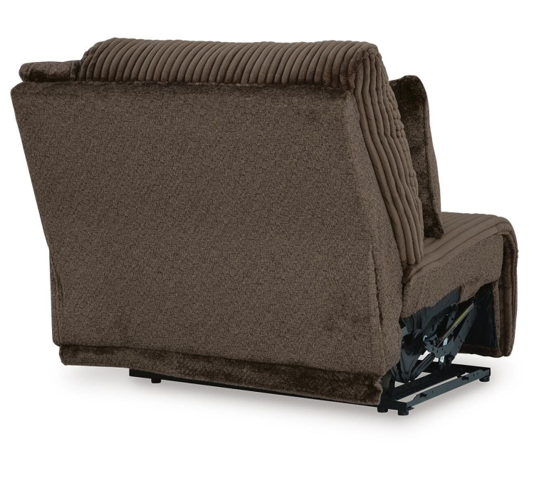 Top Tier 4-Piece Reclining Sectional with Chaise - Chocolate