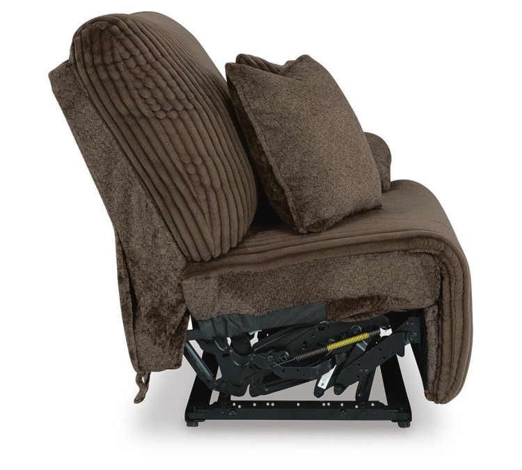 Top Tier 4-Piece Reclining Sectional with Chaise - Chocolate