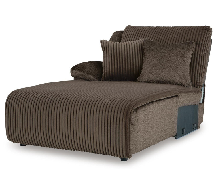 Top Tier 4-Piece Reclining Sectional with Chaise - Chocolate