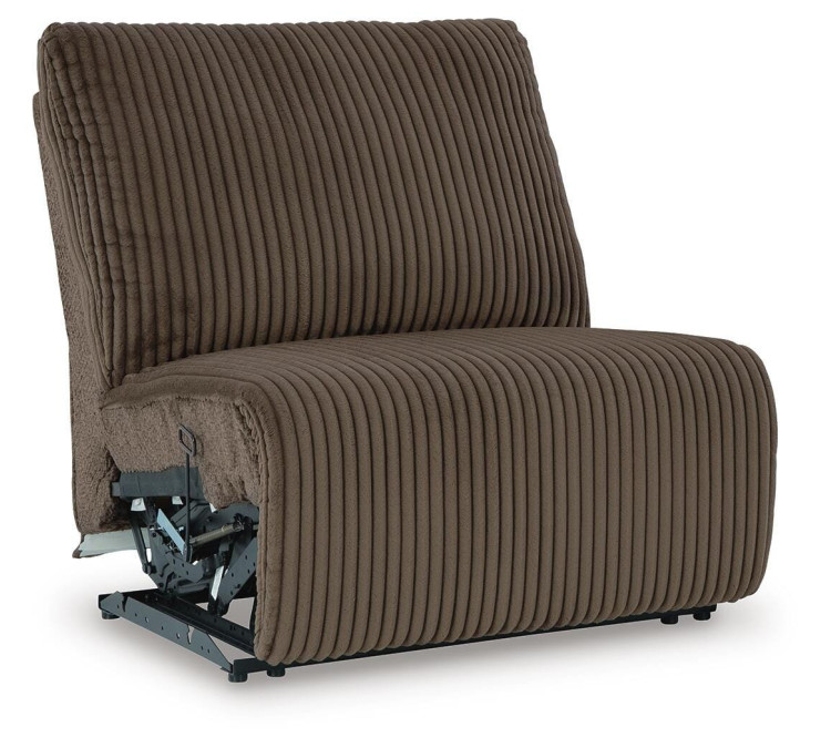 Top Tier 4-Piece Reclining Sectional with Chaise - Chocolate