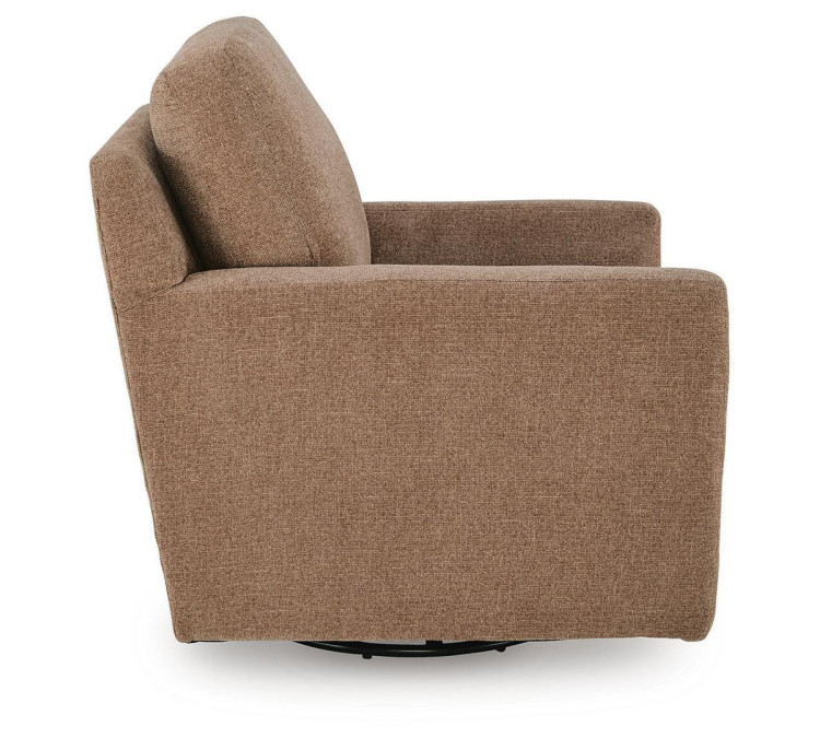 Dishford Swivel Accent Chair - Cinnamon