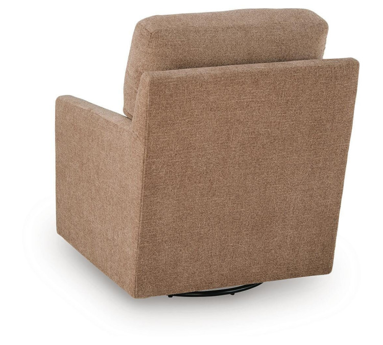 Dishford Swivel Accent Chair - Cinnamon