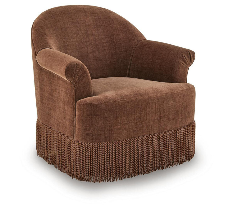 Jeanwell Swivel Accent Chair - Clay