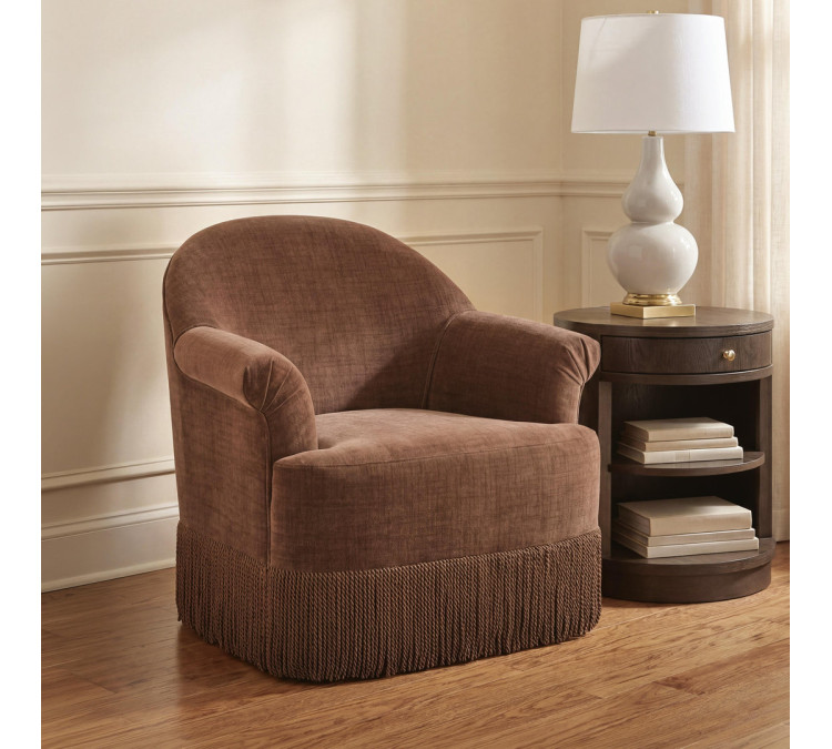Jeanwell Swivel Accent Chair - Clay