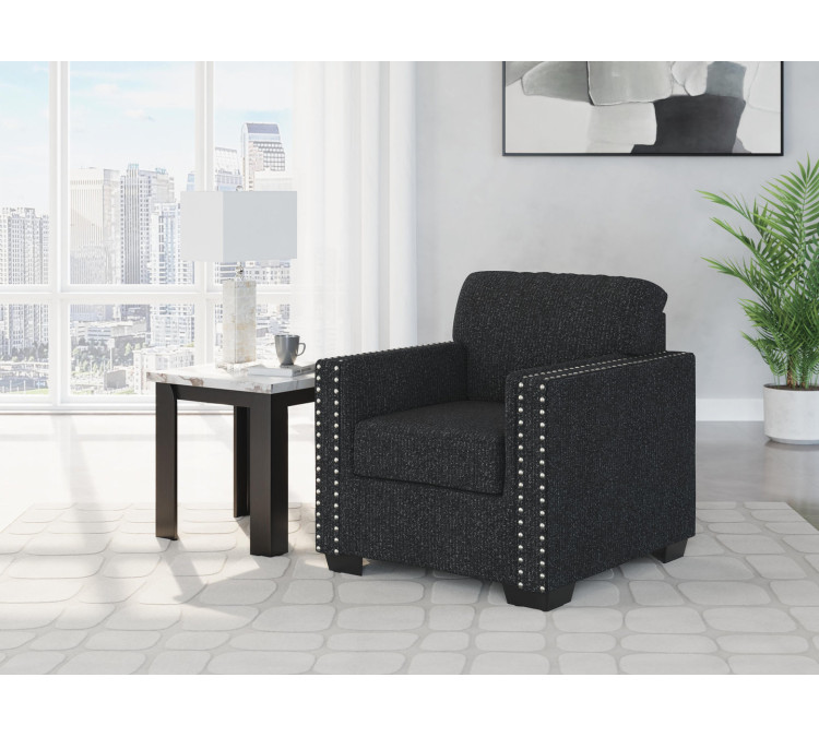 Jasmine Peaks Chair - Coal