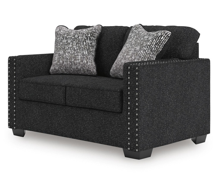 Jasmine Peaks Loveseat - Coal