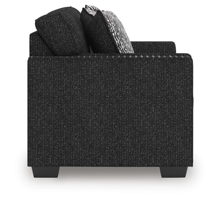 Jasmine Peaks Loveseat - Coal