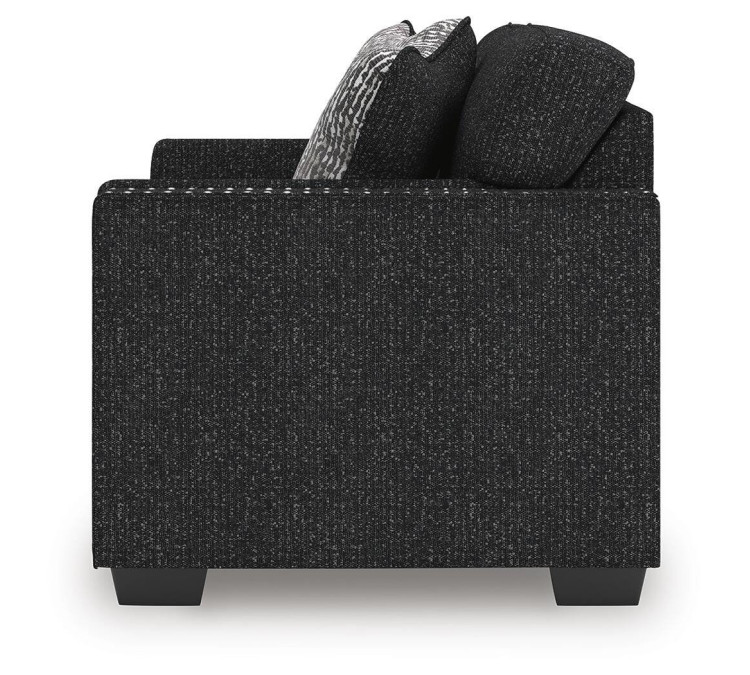 Jasmine Peaks Loveseat - Coal