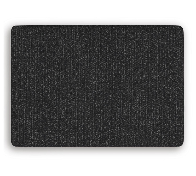 Jasmine Peaks Ottoman - Coal