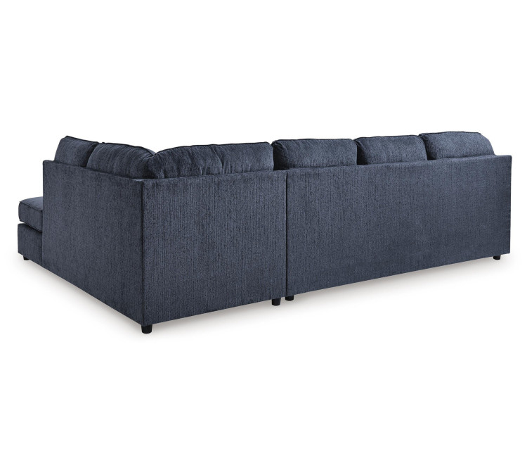 Albar Place 2-Piece Sectional - Cobalt