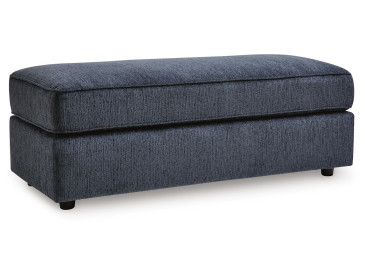 Albar Place Oversized Accent Ottoman - Cobalt