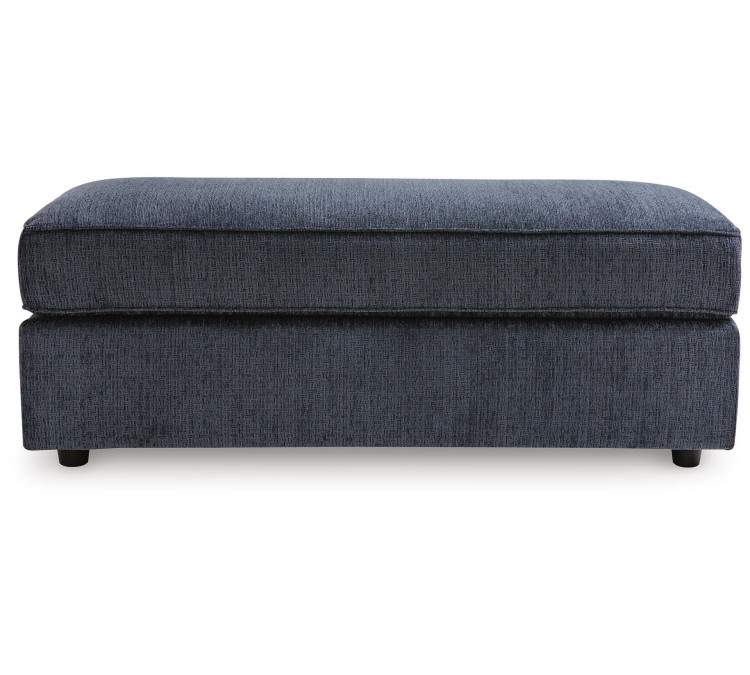 Albar Place Oversized Accent Ottoman - Cobalt