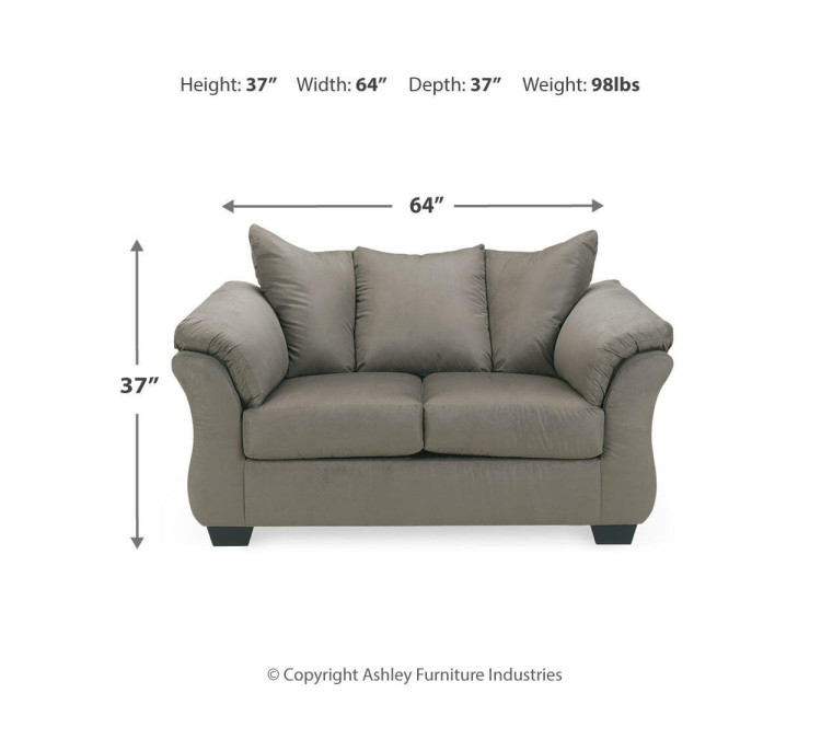 Darcy Loveseat - Cobblestone