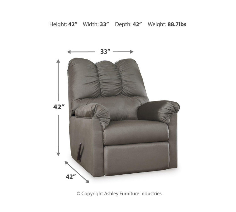 Darcy Recliner - Cobblestone