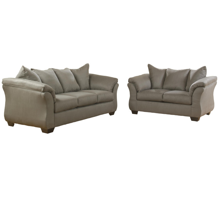 Darcy Sofa and Loveseat - Cobblestone