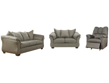 Darcy Sofa, Loveseat and Recliner - Cobblestone