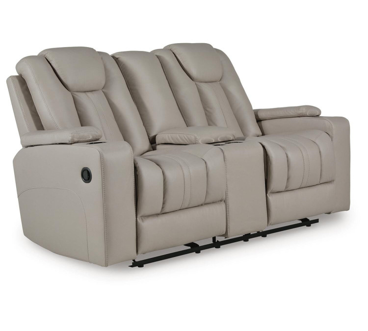 Next Move Glider Reclining Loveseat with Console - Coin