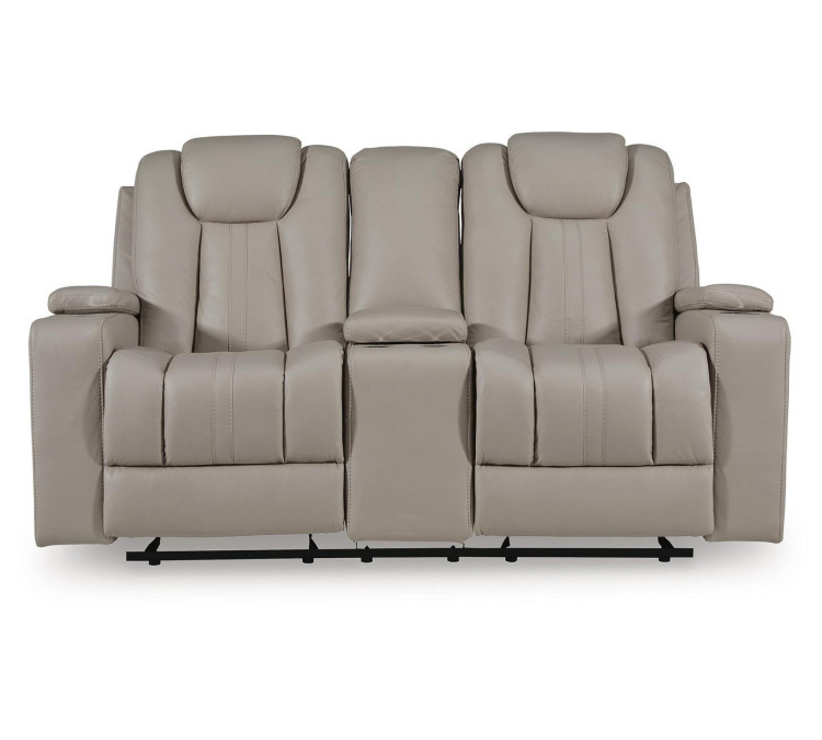 Next Move Glider Reclining Loveseat with Console - Coin