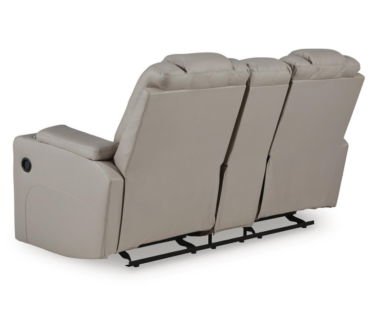 Next Move Glider Reclining Loveseat with Console - Coin